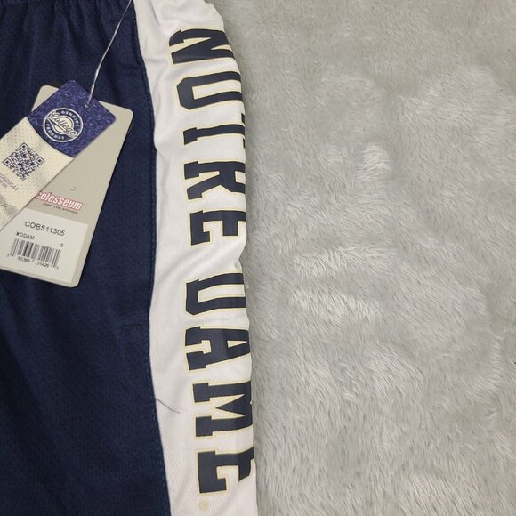 Men's Colosseum Navy‎ Notre Dame Fighting Irish Online Shorts Size Small - Picture 6 of 12